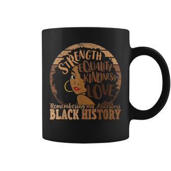 Remembering My Ancestors Black History Melanin African Roots Coffee Mug - Seseable