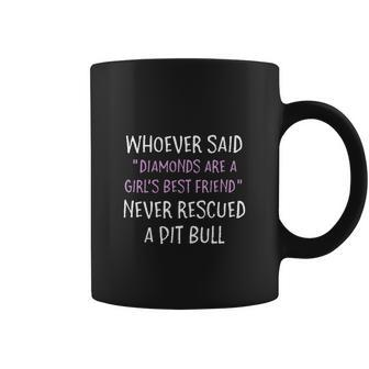 Rescue Dog Sarcastic Saying Pit Bull Coffee Mug - Thegiftio UK