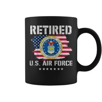 Retired Air Force Veteran Retirement Air Force Retired Coffee Mug - Seseable