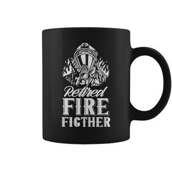 Retired Firefighter Fire Fighter Retirement Retiree Coffee Mug - Seseable