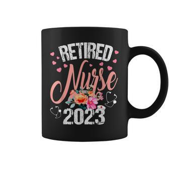 Retired Nurse 2023 Retirement For Nurse 2023 Nursing Coffee Mug - Seseable