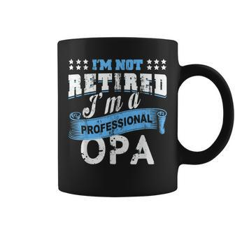 Retired Opa Funny T Retirement German Grandpa Opa Gift Gift For Mens Coffee Mug | Mazezy