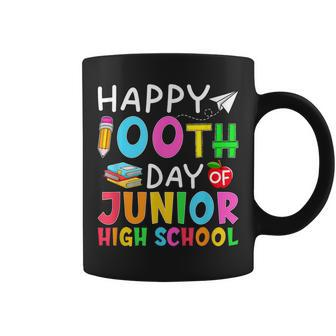 Retro 100 Days Of Junior High School Teachers & Students Coffee Mug - Seseable