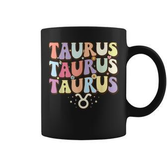 Retro Astrology Zodiac Sign April Or May Birthday Taurus Coffee Mug | Mazezy