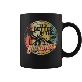 Retro Bahamas Souvenir Travel Vacation Bahamian Flag Nassau Coffee Mug - Thegiftio UK