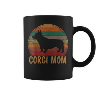 Retro Corgi Mom Gift Dog Mother Pet Welsh Corgi Mama Coffee Mug - Thegiftio UK