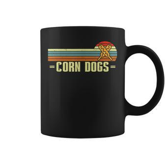 Retro Corn Dogs Make Hot Dogs On Stick Corn Dog Lover Coffee Mug | Mazezy