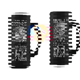 Retro Doodle Dad Cooler Regular Dad Usa Flag Fathers Day Coffee Mug - Thegiftio