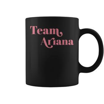 Retro For Ariana Show Support Be On Team Ariana Coffee Mug | Mazezy