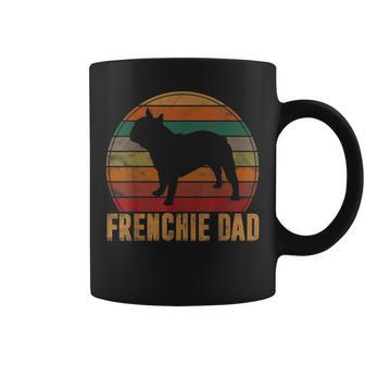 Retro French Bulldog Dad Gift Dog Owner Pet Frenchie Father Coffee Mug - Seseable