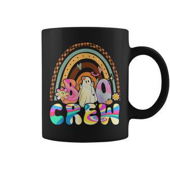 Retro Groovy Boo Crew Halloween Hippie Floral Ghost Boy Girl V9 Coffee Mug - Thegiftio UK