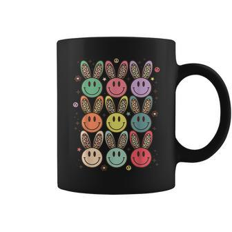 Retro Groovy Bunny Cute Hoppy Easter Day Hippie Coffee Mug - Thegiftio UK