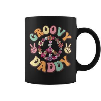 Retro Groovy Daddy And Vintage Family Retro Dad Birthday V2 Coffee Mug - Seseable