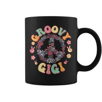 Retro Groovy Gigi And Vintage Family Retro Gigi Birthday Coffee Mug - Thegiftio UK