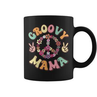 Retro Groovy Mama And Vintage Family Retro Mom Birthday Coffee Mug - Seseable
