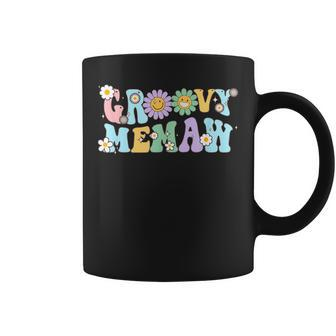 Retro Groovy Memaw Matching Family 1St Birthday Party Coffee Mug | Mazezy