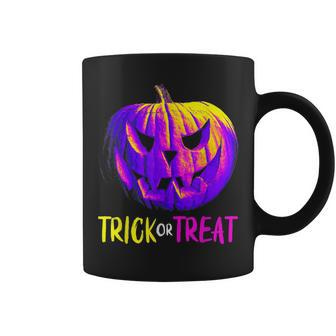 Retro Halloween Pumpkin Men Women Kids Trick Or Treat Coffee Mug - Thegiftio UK