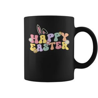 Retro Happy Easter Bunny Rabbit Women Girls Boys Holiday Coffee Mug - Thegiftio UK