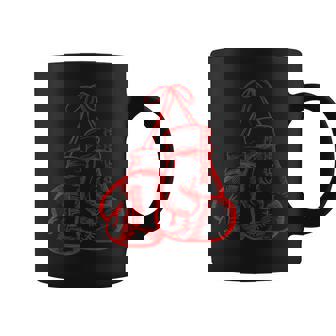 Retro Love Red Boxing Gloves Gifts Boxer Gift Coffee Mug | Seseable FR