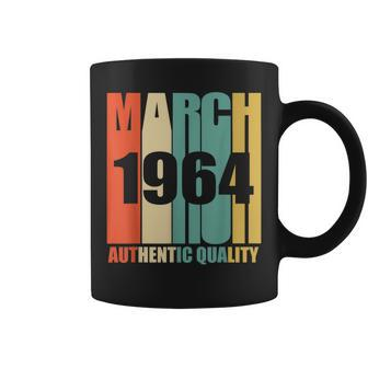 Retro March 1964 Vintage 55Th Birthday Gift Coffee Mug - Seseable