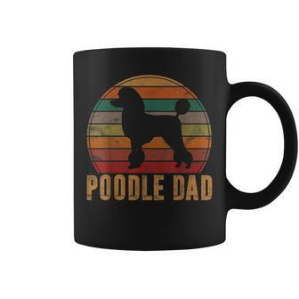 Retro Poodle Dad Dog Owner Pet Poodle Father Coffee Mug - Seseable
