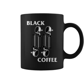 Retro Punk Rock Flag Espresso Black Coffee Lover Coffee Mug - Seseable