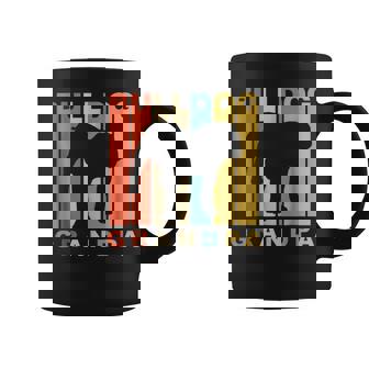 Retro Style Bulldog Grandpa Dog Grandparent Gift For Mens Coffee Mug | Mazezy