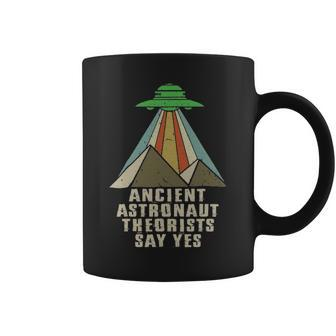 Retro Vintage Ancient Astronaut Theorists Say Yes T Coffee Mug - Seseable