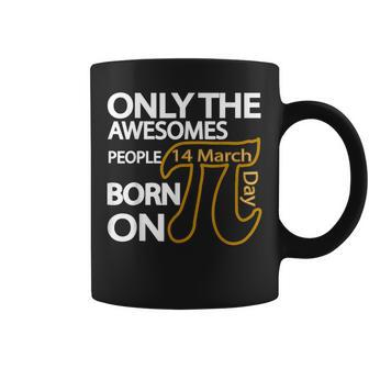 Retro Vintage Awesome People Born Birth On Pi Day Coffee Mug - Seseable