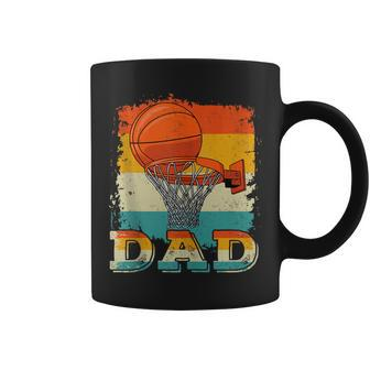 Retro Vintage Basketball Dad Family Matching Fathers Day Men Coffee Mug - Thegiftio UK