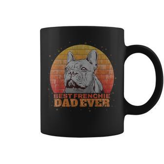 Retro Vintage Best Frenchie Dad Ever French Bulldog Dog Gift Coffee Mug | Mazezy DE