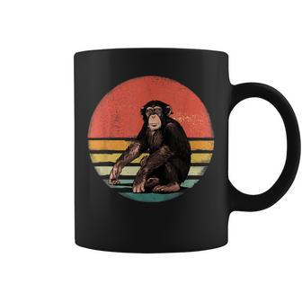 Retro Vintage Chimpanzee Monkey Wild Forest Animal Coffee Mug | Mazezy