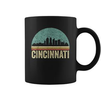 Retro Vintage Cincinnati Skyline 70S 80S Souvenir Coffee Mug - Thegiftio UK