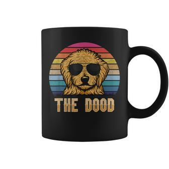 Retro Vintage Goldendoodle The Dood Gift Dad Mom Kids Coffee Mug | Mazezy