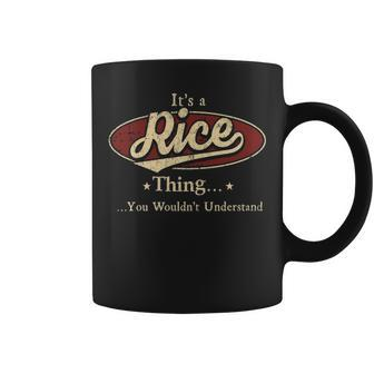 Rice Personalized Name Gifts Name Print S With Name Rice Coffee Mug - Seseable
