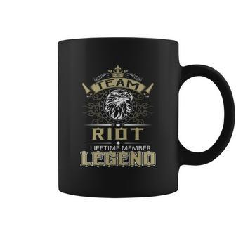 Riot Name - Riot Eagle Lifetime Member Leg Coffee Mug - Seseable
