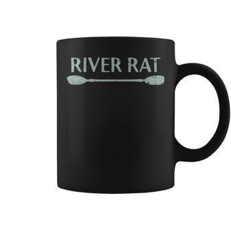 River Rat Kayaking And Canoeing Outdoors Coffee Mug - Seseable