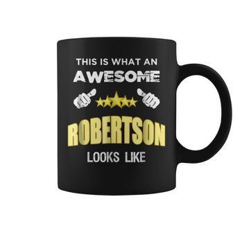 Robertson Last Name Family Names Coffee Mug - Seseable