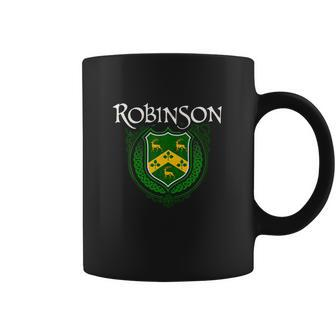 Robinson Surname Irish Last Name Robinson Crest Coffee Mug - Seseable
