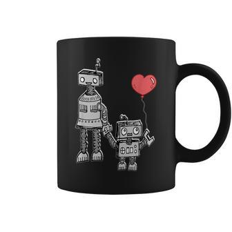 Robot Mom Son Walking Love Mothers Day T Shirt Gift 2019 Coffee Mug | Mazezy