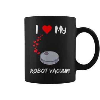 Robot Vacuum Lover Funny Robot House Cleaner Doing Housework Coffee Mug - Thegiftio UK