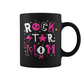 Rockstar Mom Birthday Party Theme Shirt Outfit Gift Tee Coffee Mug | Mazezy