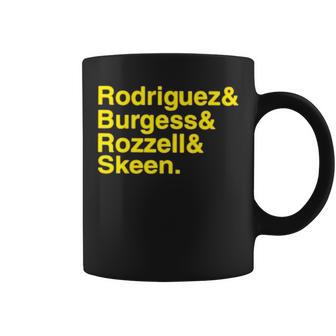 Rodriguez And Burgess And Rozzell And Skeen Coffee Mug | Mazezy