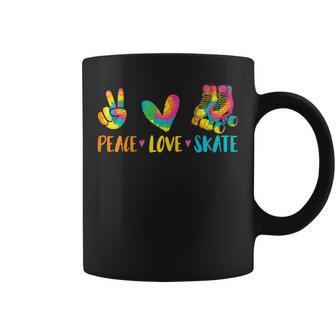 Roller Skating Peace Love Roller Skate Coffee Mug - Thegiftio UK