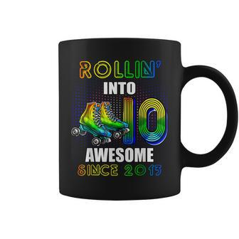 Rollin Into 10 Awesome 2013 Roller Skating 10Th Birthday Coffee Mug | Mazezy