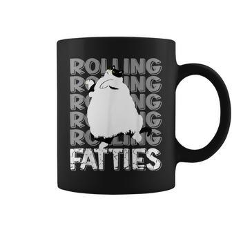 Rolling Fatties Cat Funny Cat Lover Outfit Cat Dad Cat Mom Coffee Mug | Mazezy
