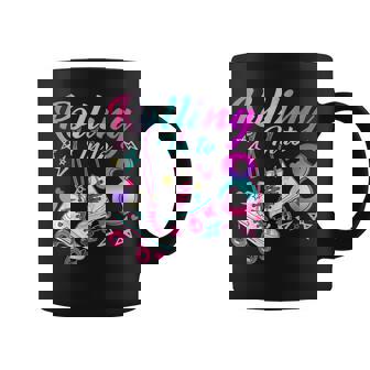 Rolling Into 8Th Birthday Roller Skates 8 Year Old Rolling Coffee Mug | Mazezy
