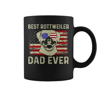 Rottweiler Dog Dad Fathers Day Best Rottweiler Dad Ever Coffee Mug - Thegiftio UK