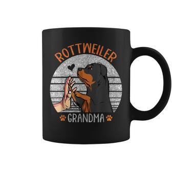 Rottweiler Grandma Rottie Dog Mom Gifts Happy Mothers Day Coffee Mug - Thegiftio UK