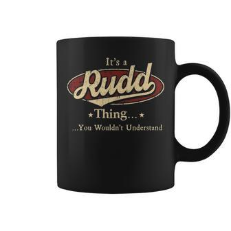 Rudd Personalized Name Gifts Name Print S With Name Rudd Coffee Mug - Seseable